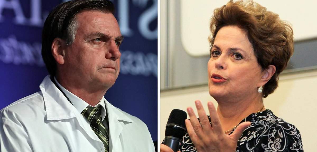 Recurso de Dilma Rousseff contra Jair Bolsonaro é rejeitado pelo judiciário