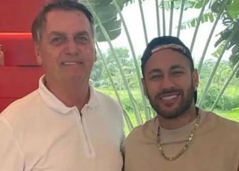 Sem Medo do Cancelamento, Neymar Recebe Visita de Jair Bolsonaro
