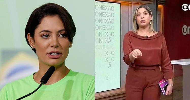 Michelle detona Daniela Lima por divulgar fake news sobre Carlos Bolsonaro