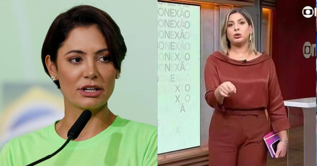 Michelle detona Daniela Lima por divulgar fake news sobre Carlos Bolsonaro