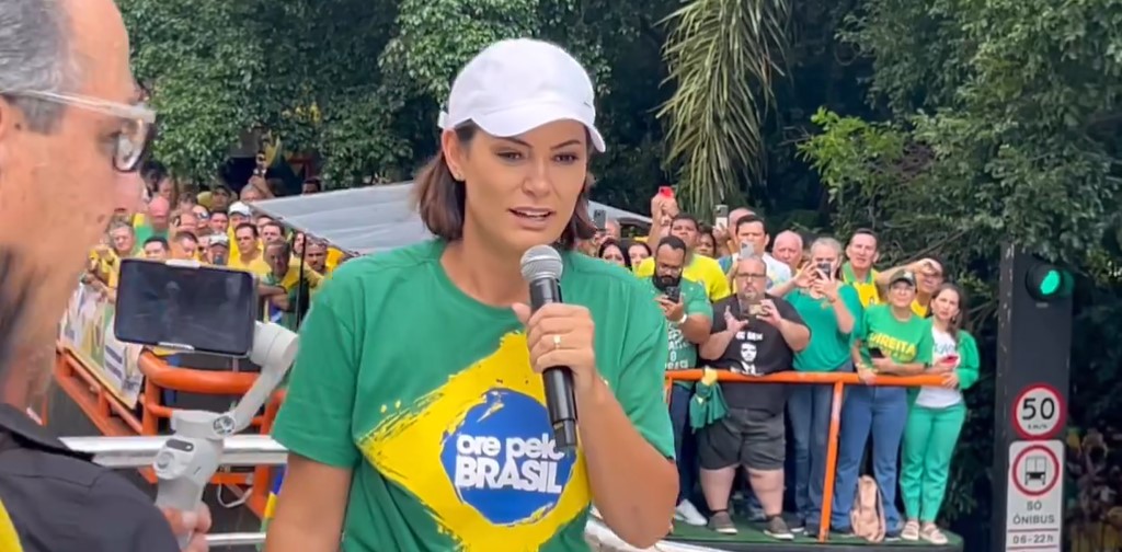 Michelle Bolsonaro faz discurso impactante na Paulista