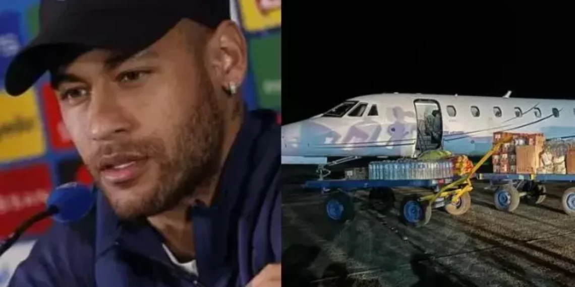 Neymar Envia Avião com 2 Toneladas de Suprimentos para Vítimas da Enchente no RS