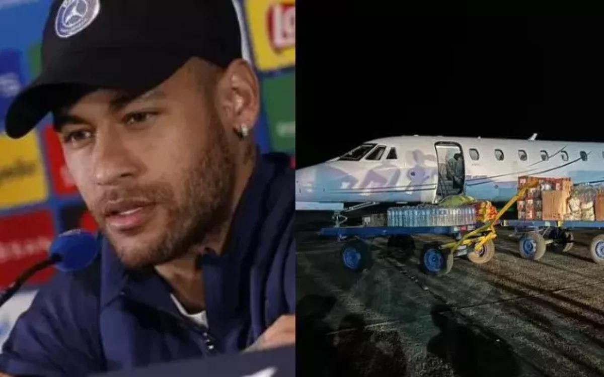 Neymar Envia Avião com 2 Toneladas de Suprimentos para Vítimas da Enchente no RS