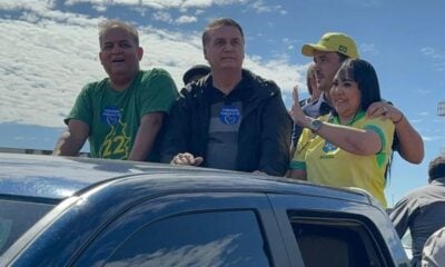 Multidão recepciona Bolsonaro em sua chegada a Palmas, assista vídeo