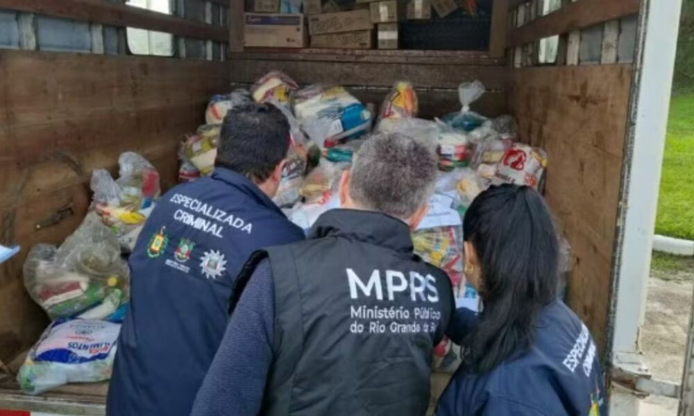 Ministério Público apura possíveis fraudes na compra de cestas básicas para afetados por enchentes no RS