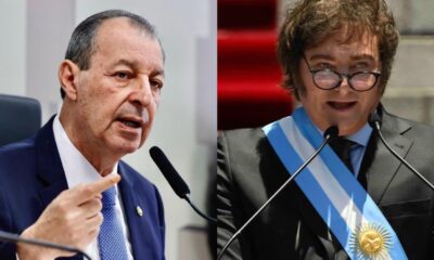 Omar Aziz faz defesa de Lula e acusa Milei de ser “moleque, vagabundo e bandido”