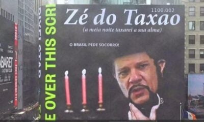“Zé do Taxão”: Haddad aparece mais uma vez na Times Square
