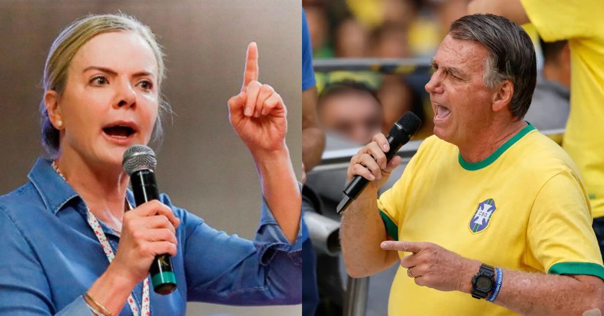 Gleisi ataca Bolsonaro e recebe resposta polêmica