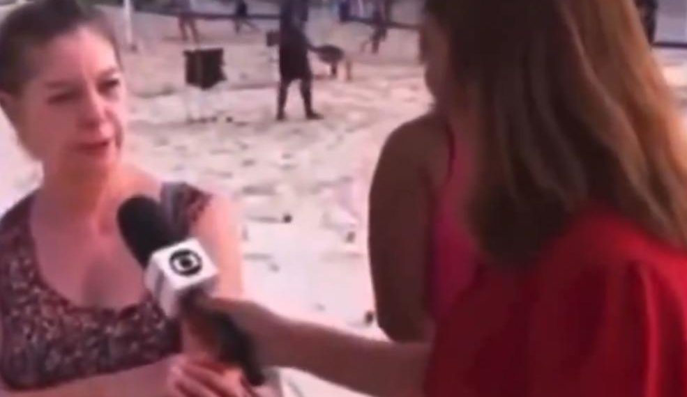 Ao vivo: idosa dá fora em repórter: 'Eu não costumo dar entrevista pra Globo'. Veja o vídeo!