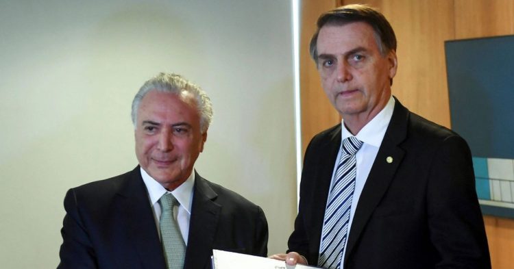 Declaração bombástica de Temer sobre chapa com Bolsonaro
