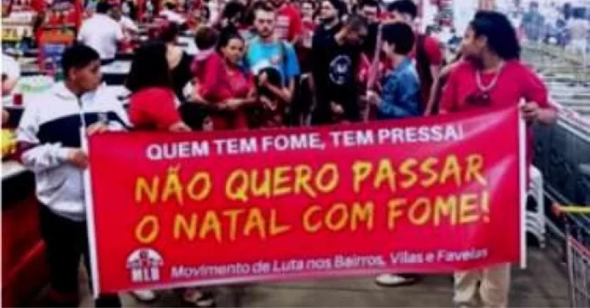 Extrema-Esquerda Causa Caos em Mercado: Exigem Cestas Básicas e Perus de Natal, veja o vídeo