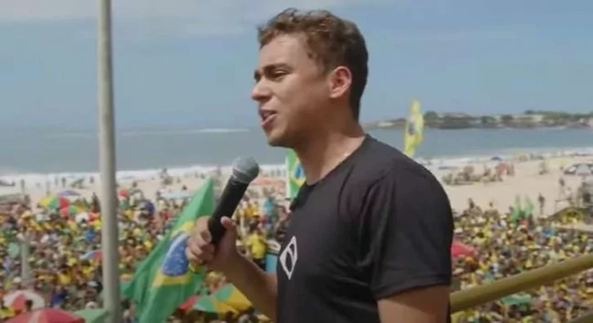 "Esse país não é do STF": Veja o discurso explosivo de Nikolas Ferreira em Copacabana