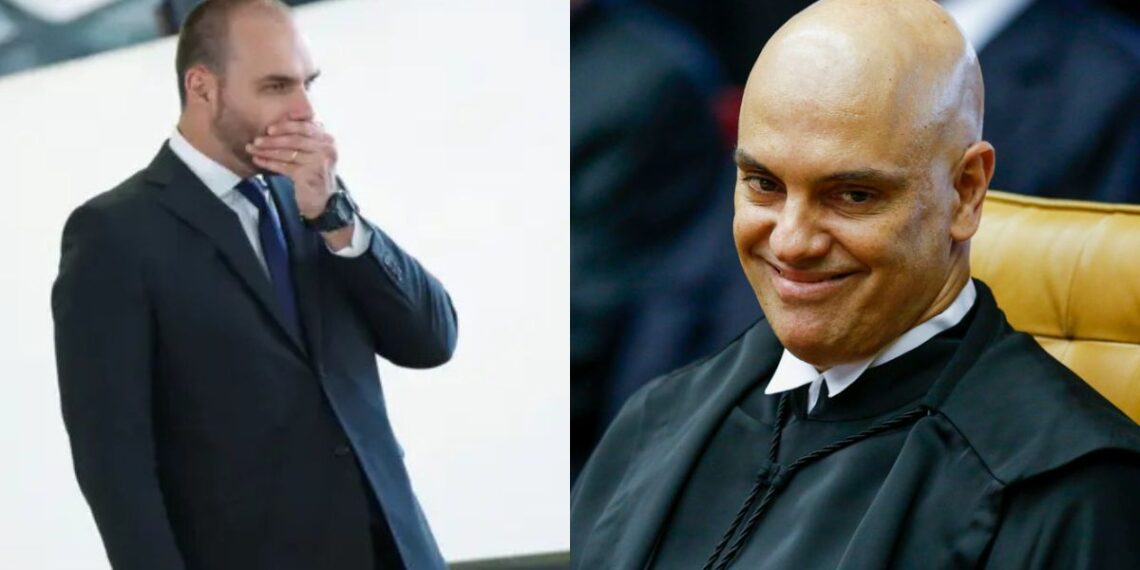Moraes Impõe Prazo de 5 Dias para PGR Analisar Retenção do Passaporte de Eduardo Bolsonaro