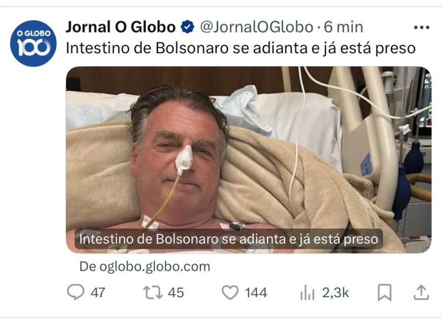 Michelle se posiciona após jornal O Globo zombar de Bolsonaro — veja o que ela disse 53 WhatsApp Image 2025 04 15 at 11.20.57 1