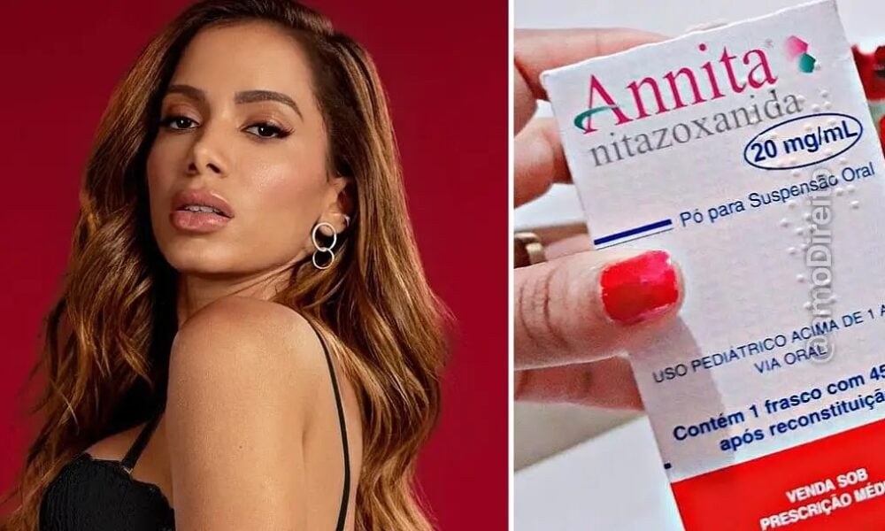 Anitta tenta impedir farmacêutica de usar seu nome em remédio para vermes