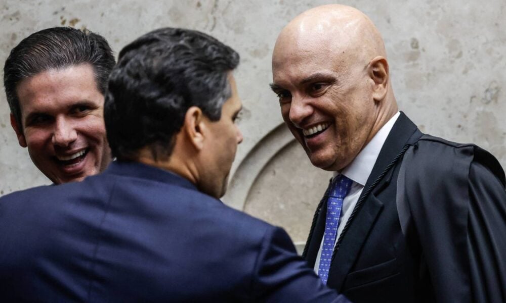 Alcolumbre Oferece jantar em homenagem a Moraes com presença de Alckmin e Hugo Motta