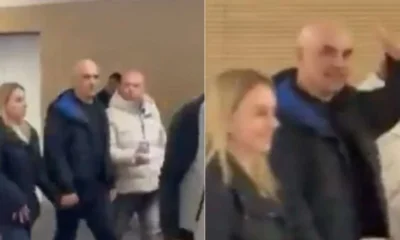 URGENTE: Moraes aparece em público, vai a estádio e faz gesto obsceno