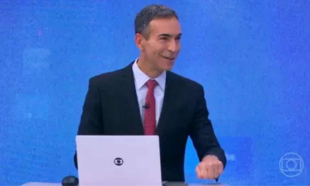 César Tralli debocha de Bolsonaro ao vivo no JH e gera revolta