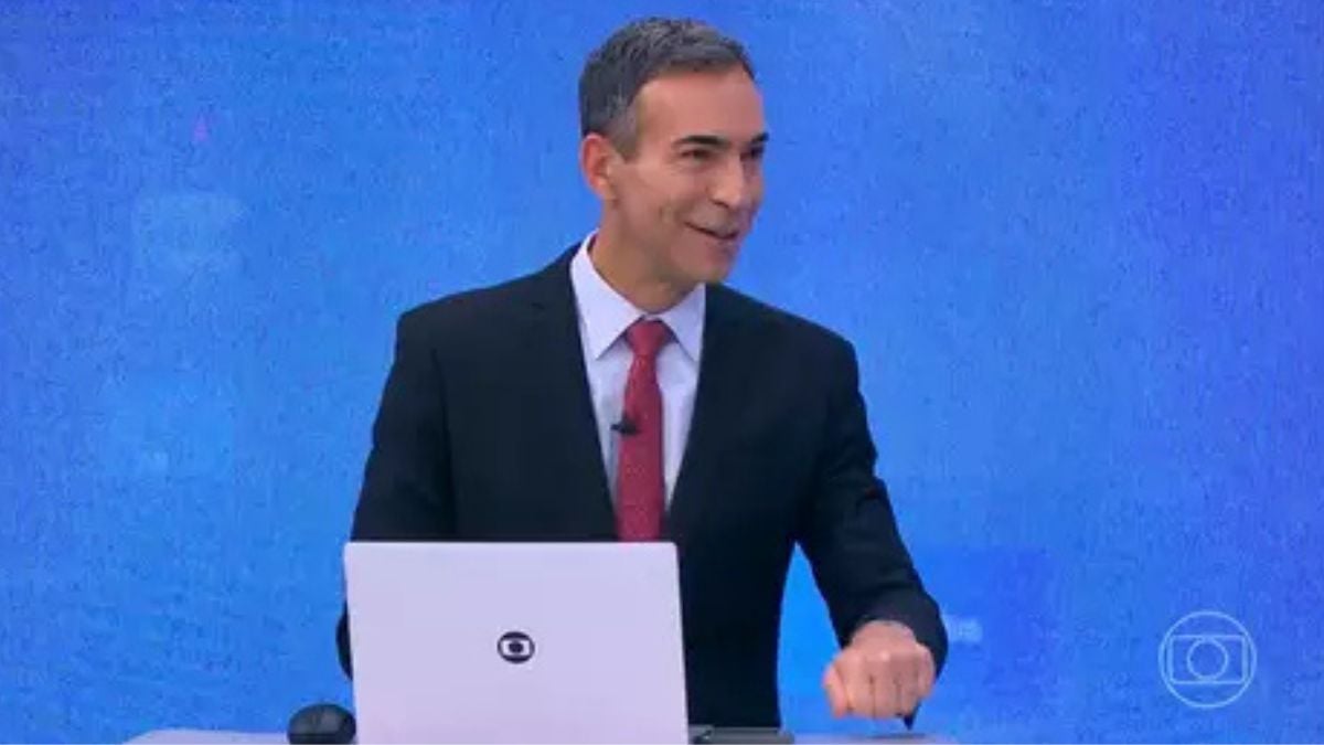 César Tralli debocha de Bolsonaro ao vivo no JH e gera revolta