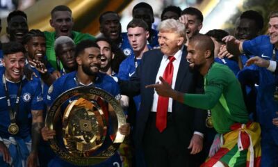 Globo corta transmissão do Mundial antes da entrega do troféu e ignora presença de Donald Trump na cerimônia