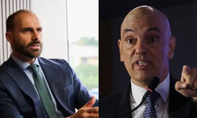 Moraes inclui novos “ataques” de Eduardo Bolsonaro em inquérito do STF