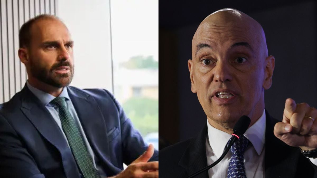 Moraes inclui novos “ataques” de Eduardo Bolsonaro em inquérito do STF