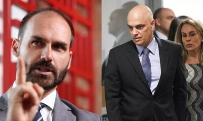 Bomba: Esposa de Moraes poderá ser sancionada pelos EUA, revela Eduardo Bolsonaro