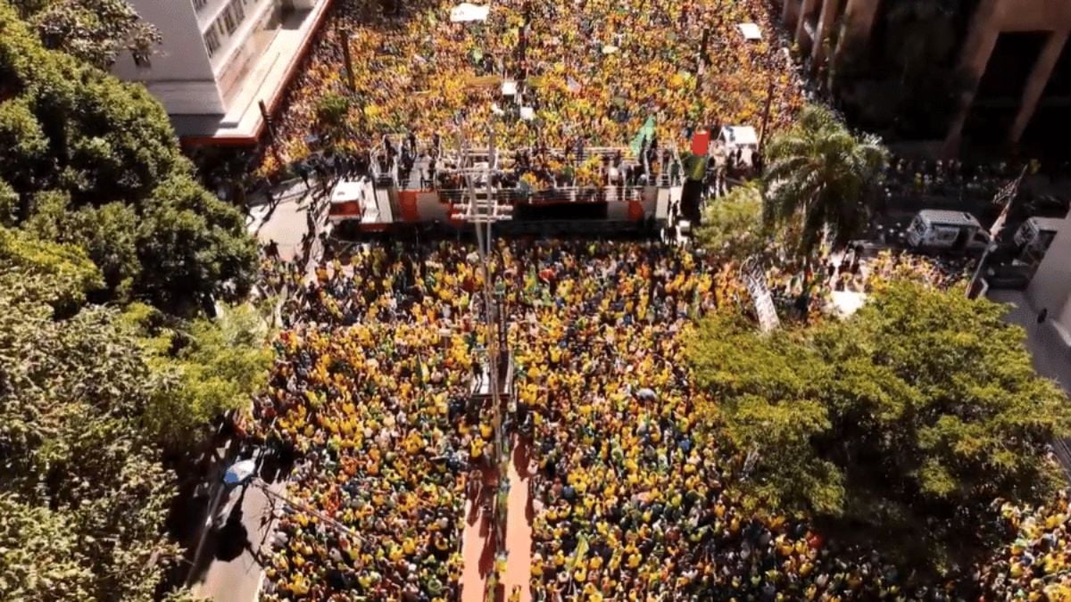 Paulista tomada choca mídia americana! Reação do advogado de Trump viraliza