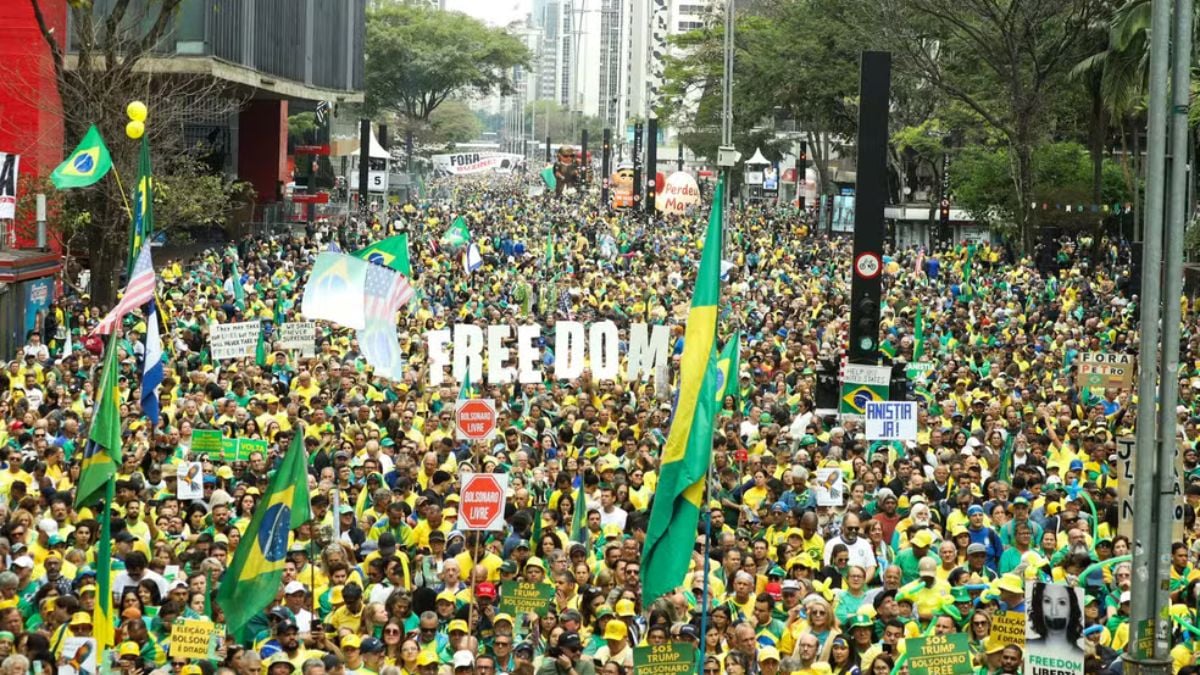 USP revela número exato de manifestantes em ato pró-Bolsonaro na Paulista