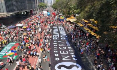 USP revela número exato de pessoas em protesto de esquerda na Paulista