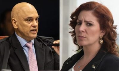 URGENTE: Alexandre de Moraes libera redes sociais de Carla Zambelli