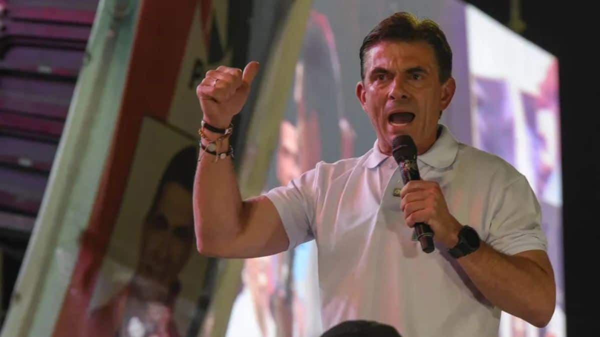 O senador Rodrigo Paz, do Partido Democrata Cristão